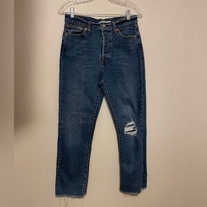 Levi’s wedgie straight leg high rise